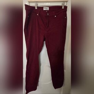 Stitch Fix Lakeview Denim Alex Colored Skinny Jean - Color Burgandy/Tuscany